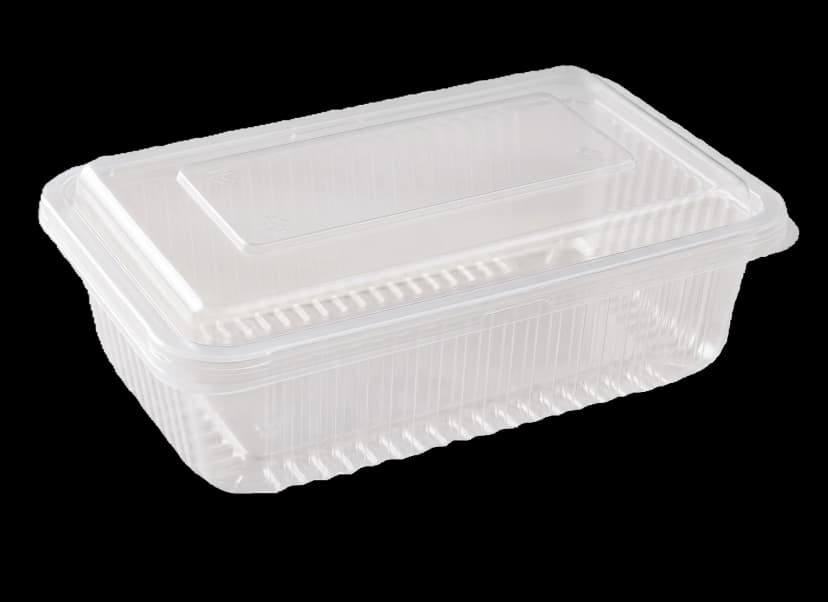 650ml Single Compartment Bowl (Clear)
